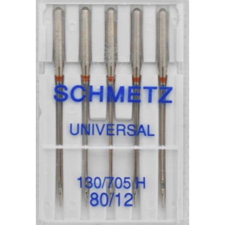 Schmetz universal sewing machine needles, Size 80/12